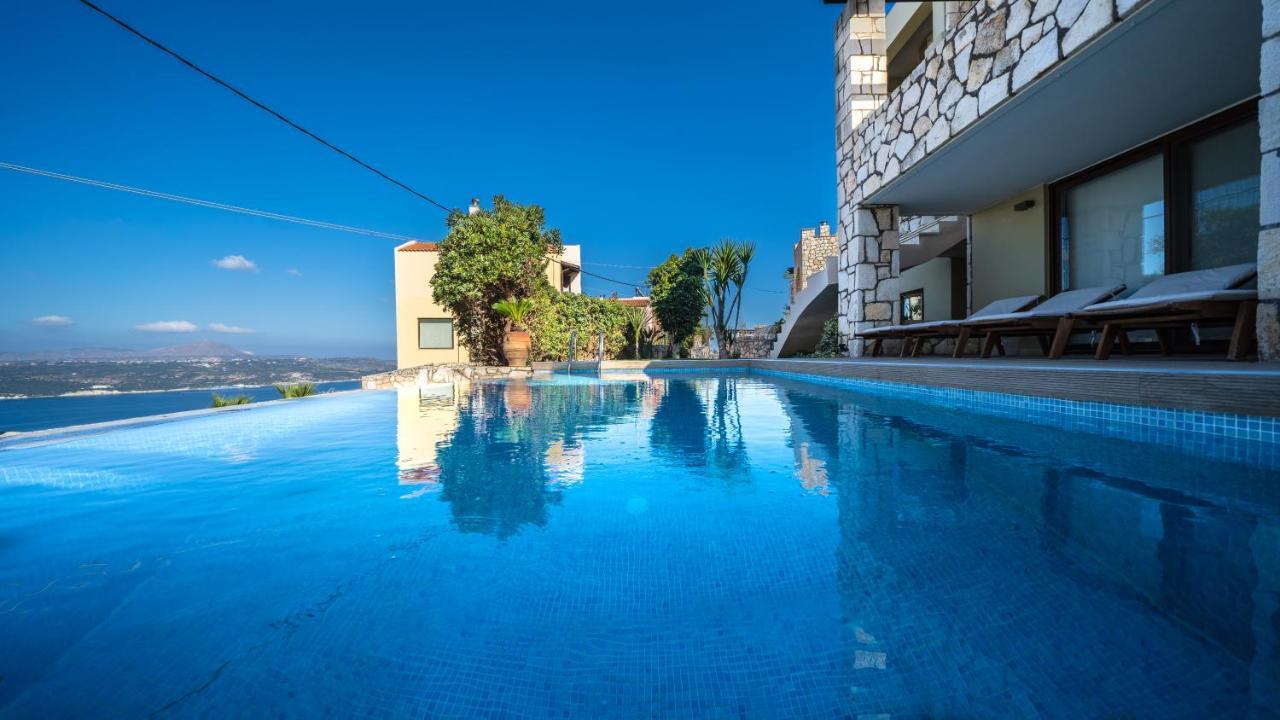Villa Majestic Crete Heated Pool And Sauna Megala Chorafia Bagian luar foto