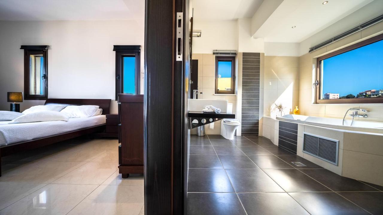Villa Majestic Crete Heated Pool And Sauna Megala Chorafia Bagian luar foto