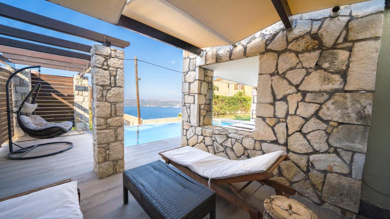 Villa Majestic Crete Heated Pool And Sauna Megala Chorafia Bagian luar foto