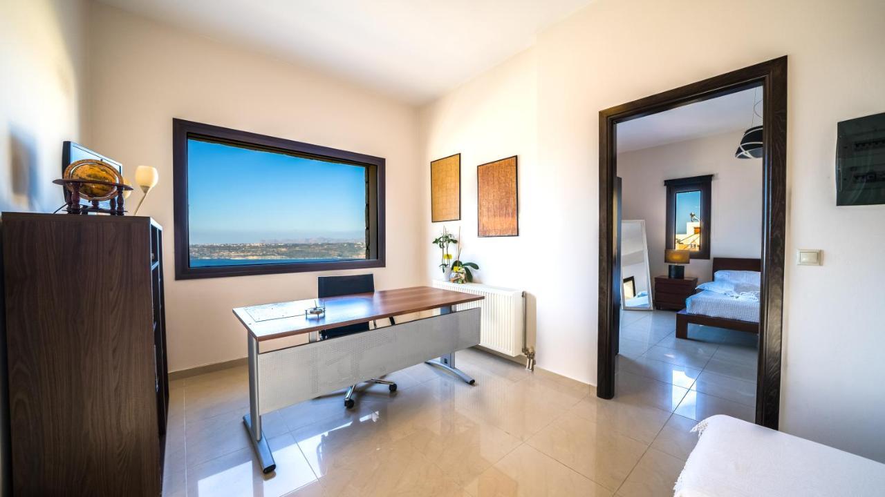 Villa Majestic Crete Heated Pool And Sauna Megala Chorafia Bagian luar foto