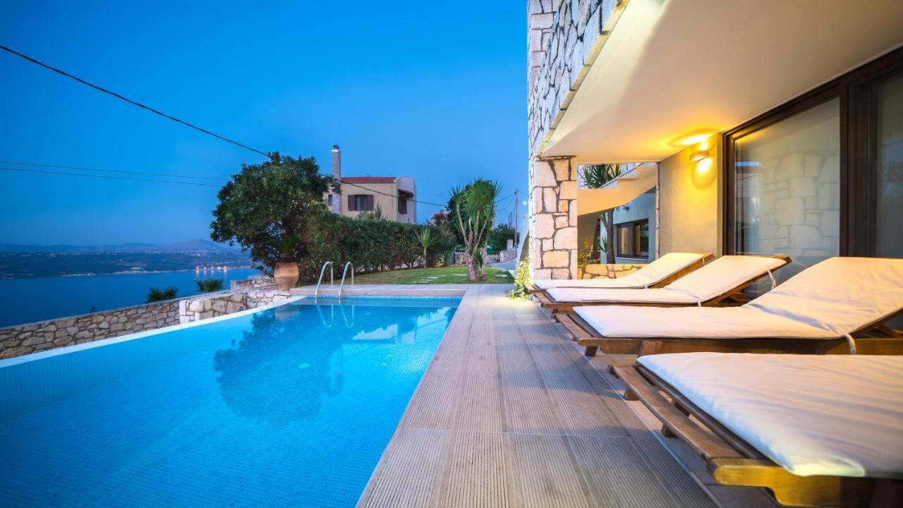 Villa Majestic Crete Heated Pool And Sauna Megala Chorafia Bagian luar foto