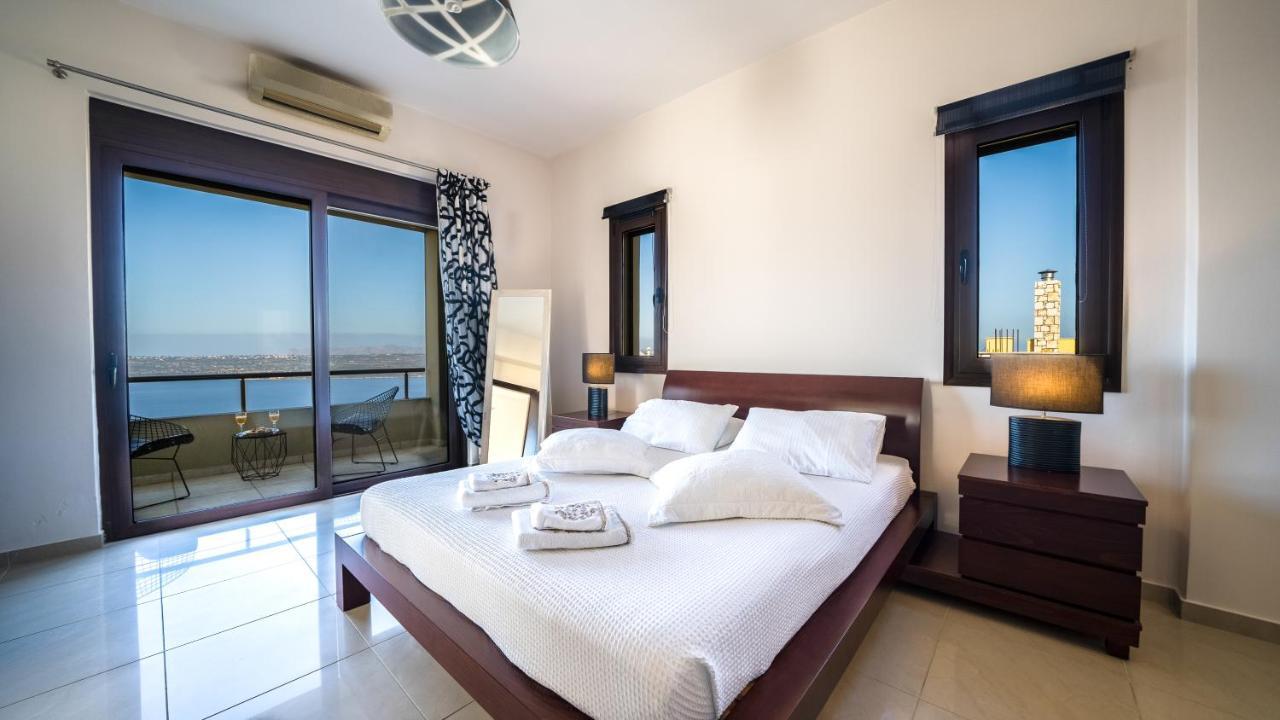 Villa Majestic Crete Heated Pool And Sauna Megala Chorafia Bagian luar foto