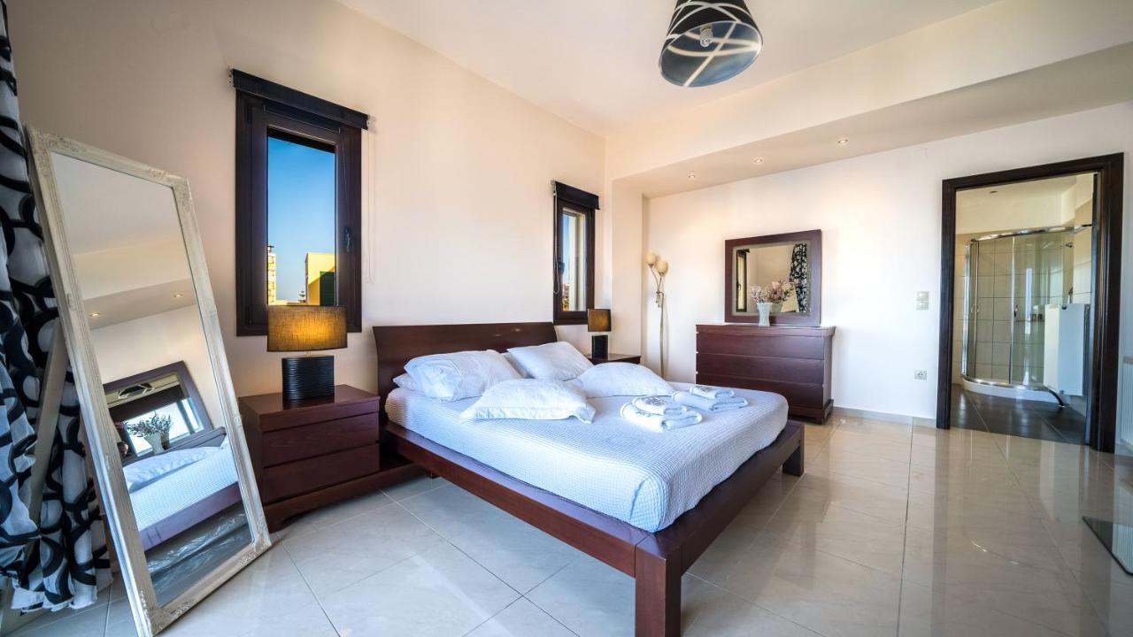 Villa Majestic Crete Heated Pool And Sauna Megala Chorafia Bagian luar foto