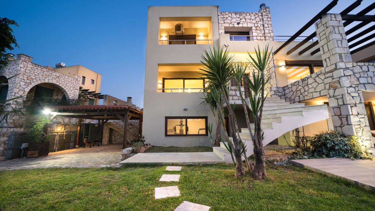 Villa Majestic Crete Heated Pool And Sauna Megala Chorafia Bagian luar foto