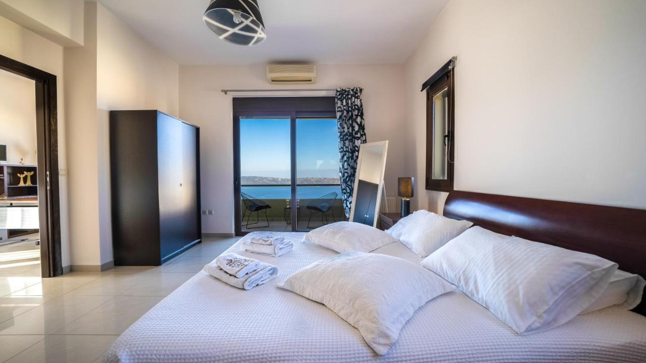 Villa Majestic Crete Heated Pool And Sauna Megala Chorafia Bagian luar foto
