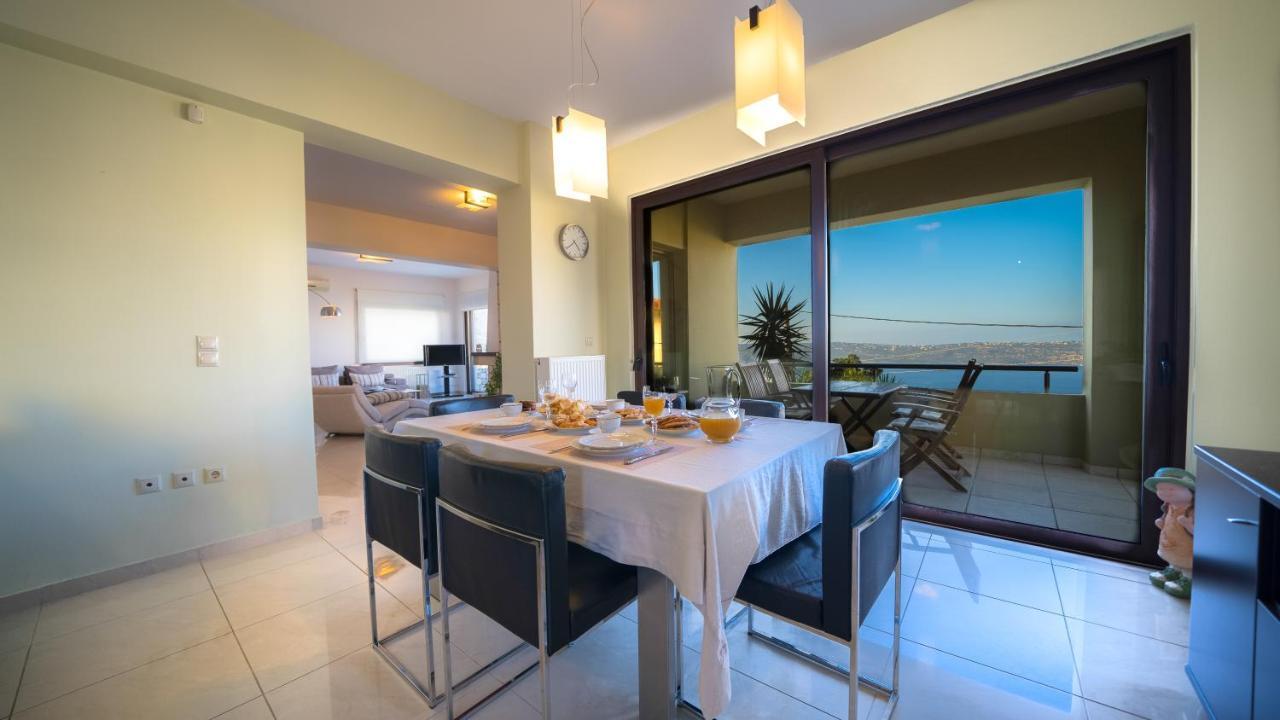 Villa Majestic Crete Heated Pool And Sauna Megala Chorafia Bagian luar foto