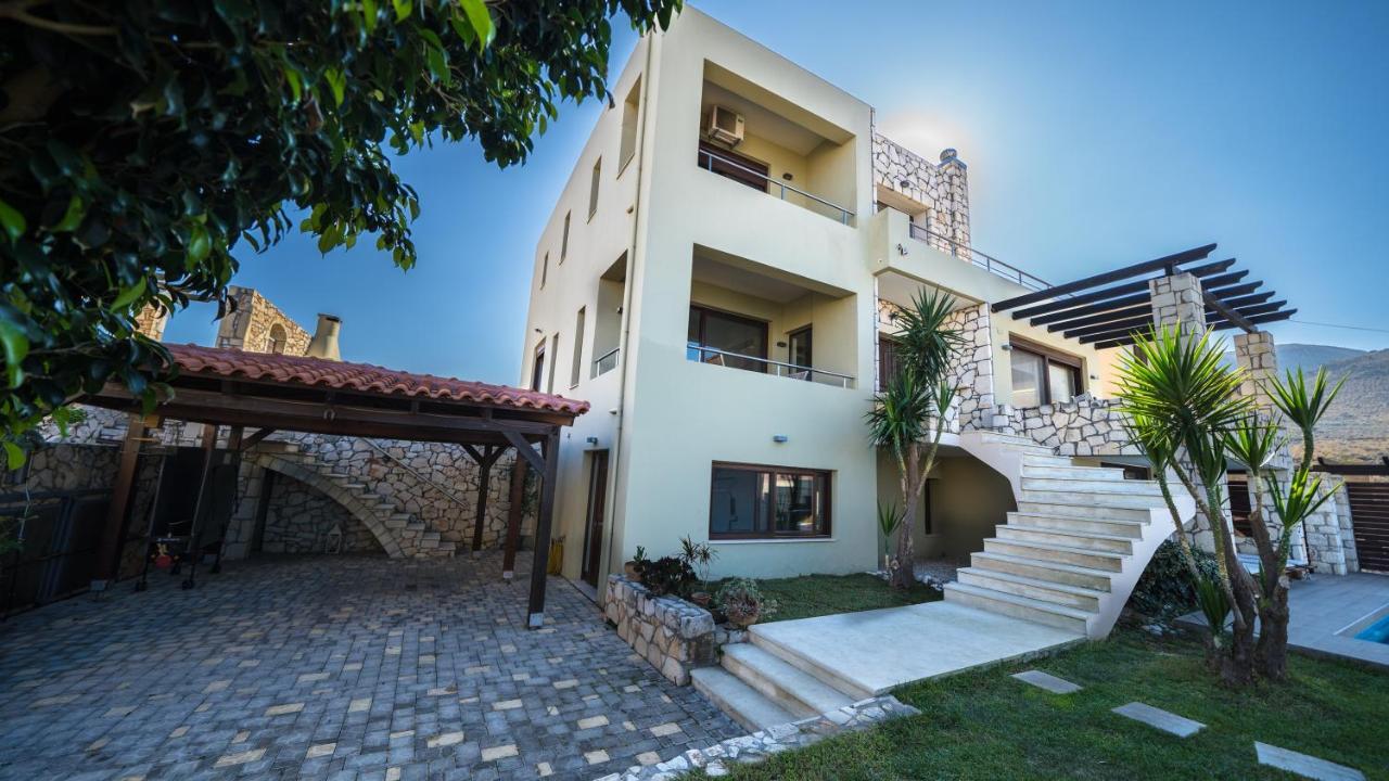 Villa Majestic Crete Heated Pool And Sauna Megala Chorafia Bagian luar foto